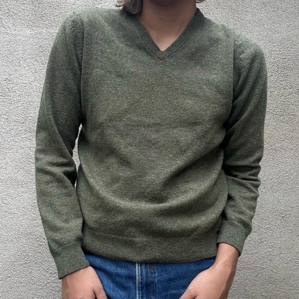 vintage v-neck sweater